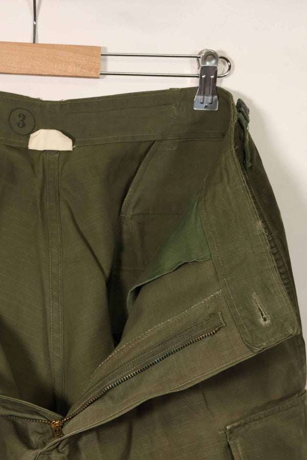 1969年契約 4th Model リップストップ ジャングルファティーグ パンツ M-R 中古品