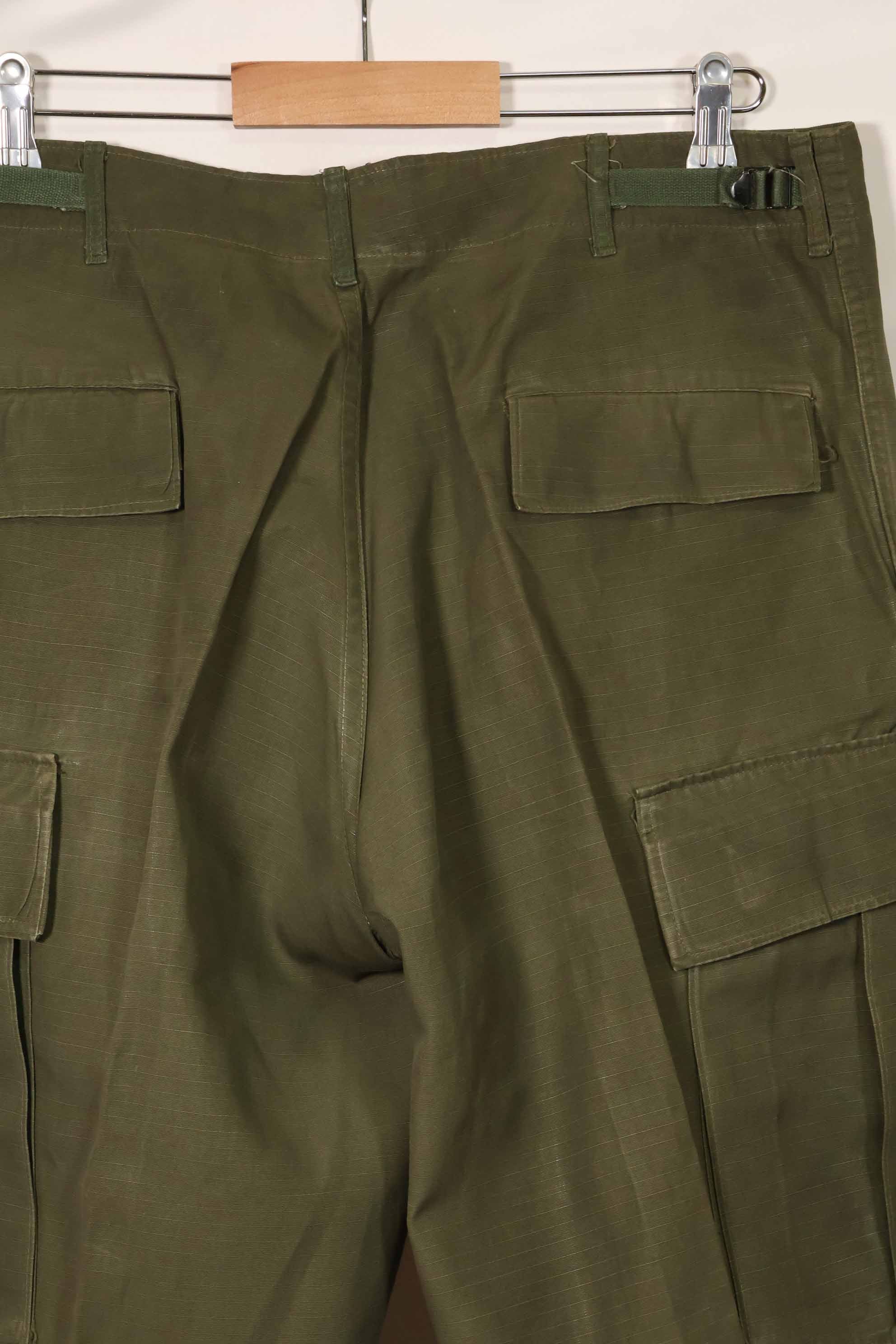 1969年契約 4th Model リップストップ ジャングルファティーグ パンツ M-R 中古品