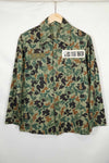 1980年代 韓国軍 フロッグスキン迷彩 HBT シャツ ほぼ未使用品 A