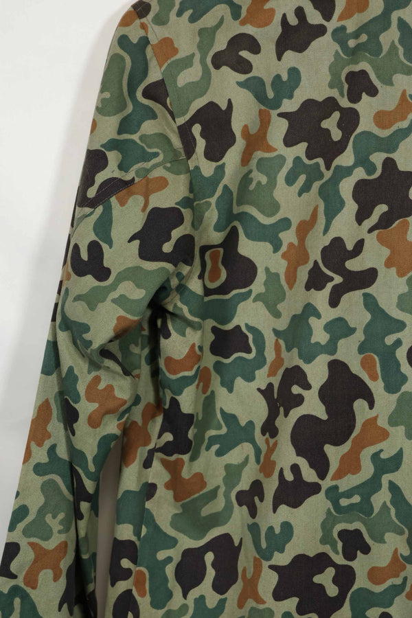 1980年代 韓国軍 フロッグスキン迷彩 HBT シャツ ほぼ未使用品 A
