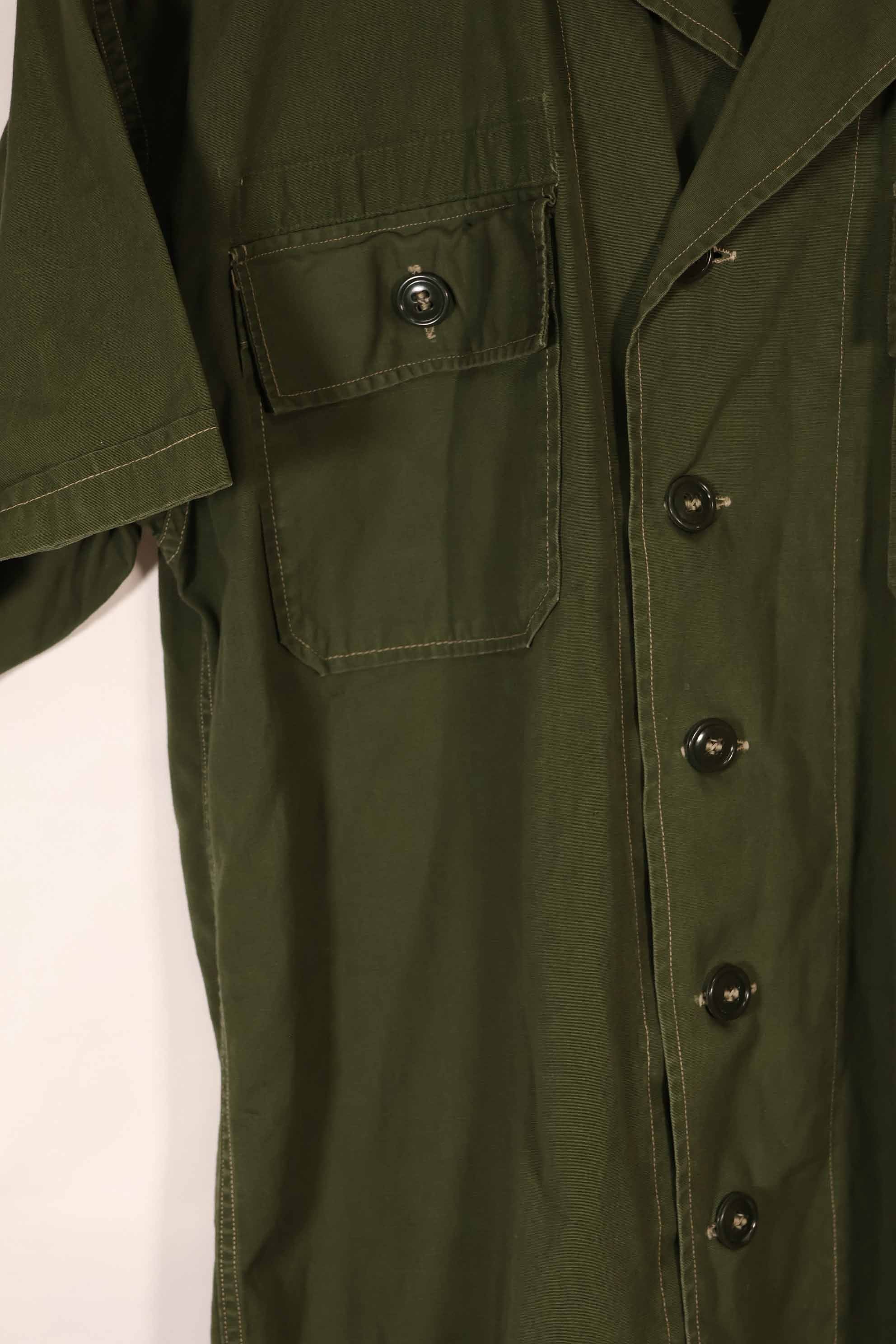 実物 1960年代 ポップリン製 OG-107 シャツ 半袖カスタム ローカルメイド品 中古