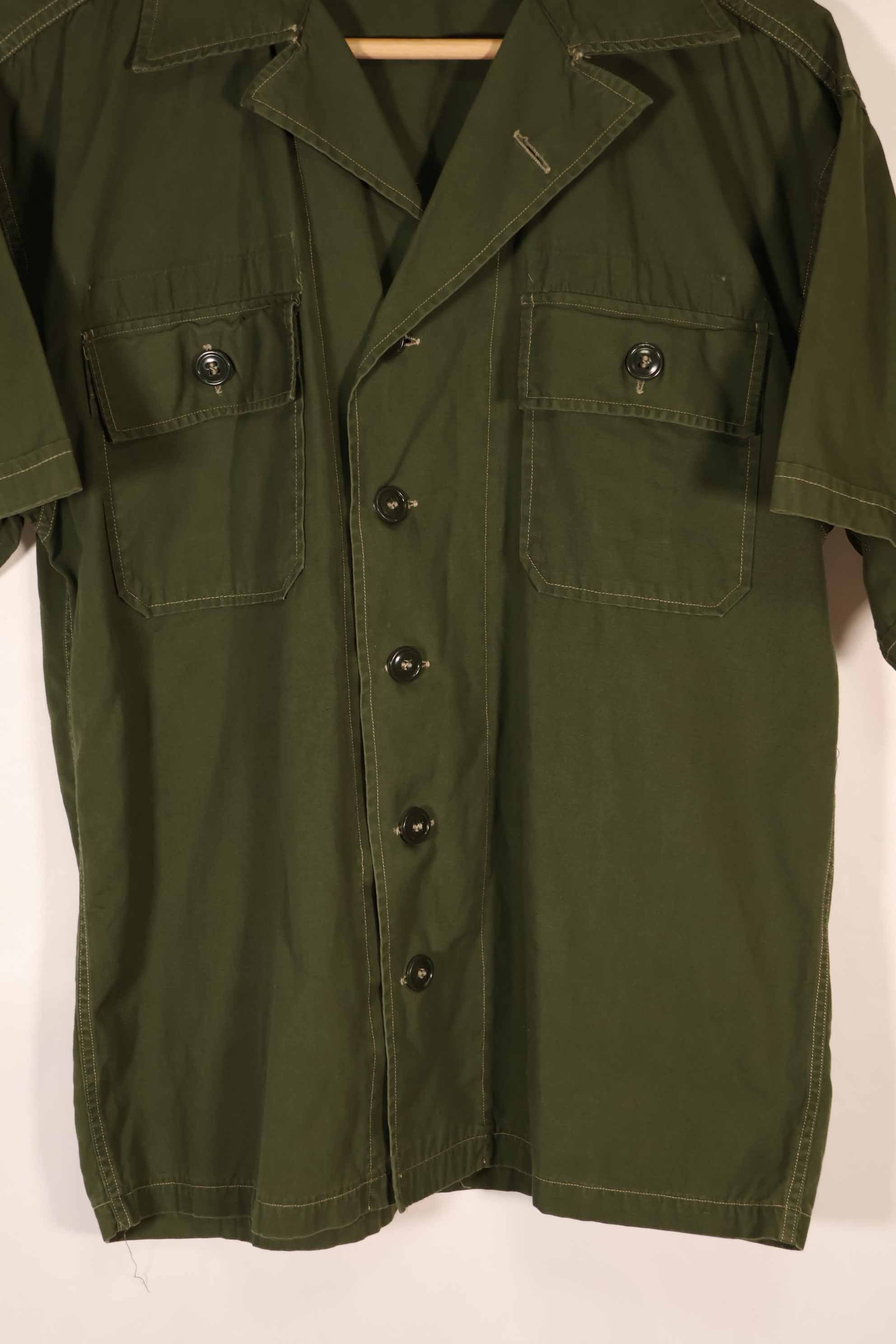 実物 1960年代 ポップリン製 OG-107 シャツ 半袖カスタム ローカルメイド品 中古