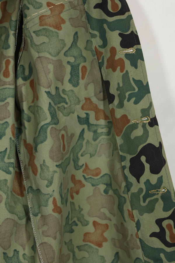 1980年代 韓国軍 フロッグスキン迷彩 HBT シャツ ほぼ未使用品 A