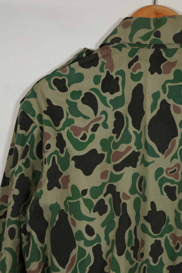1980年代 韓国軍 フロッグスキン迷彩 HBT シャツ ほぼ未使用品 B