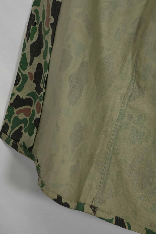 1980年代 韓国軍 フロッグスキン迷彩 HBT シャツ ほぼ未使用品 B