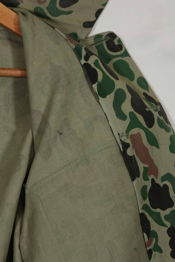 1980年代 韓国軍 フロッグスキン迷彩 HBT シャツ ほぼ未使用品 B
