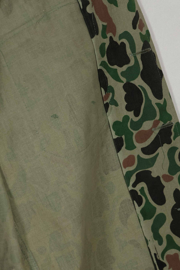 1980年代 韓国軍 フロッグスキン迷彩 HBT シャツ ほぼ未使用品 B