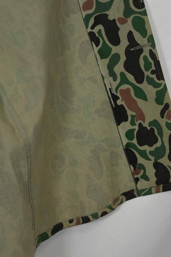 1980年代 韓国軍 フロッグスキン迷彩 HBT シャツ ほぼ未使用品 B