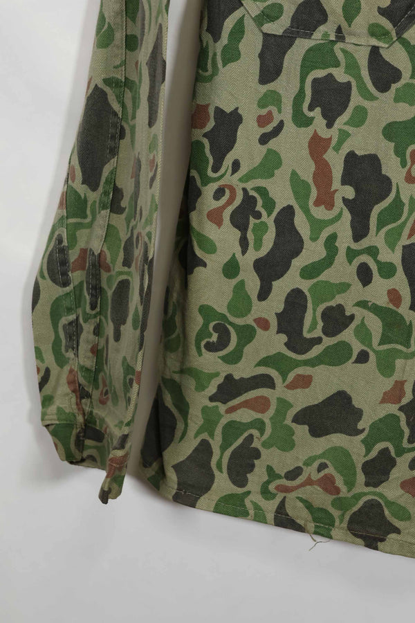 1980年代 韓国軍 フロッグスキン迷彩 HBT シャツ 中古品 C