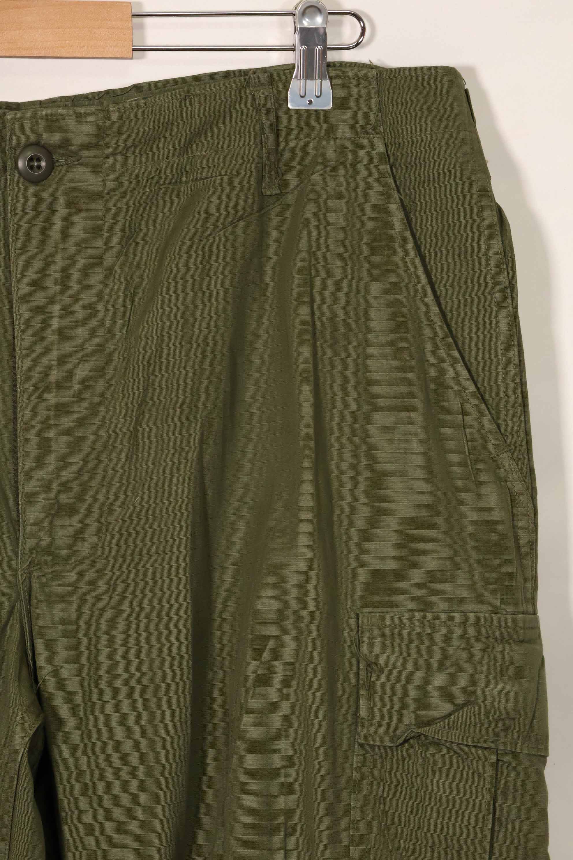 1969年契約 4th Model リップストップ ジャングルファティーグ パンツ L-R 中古品