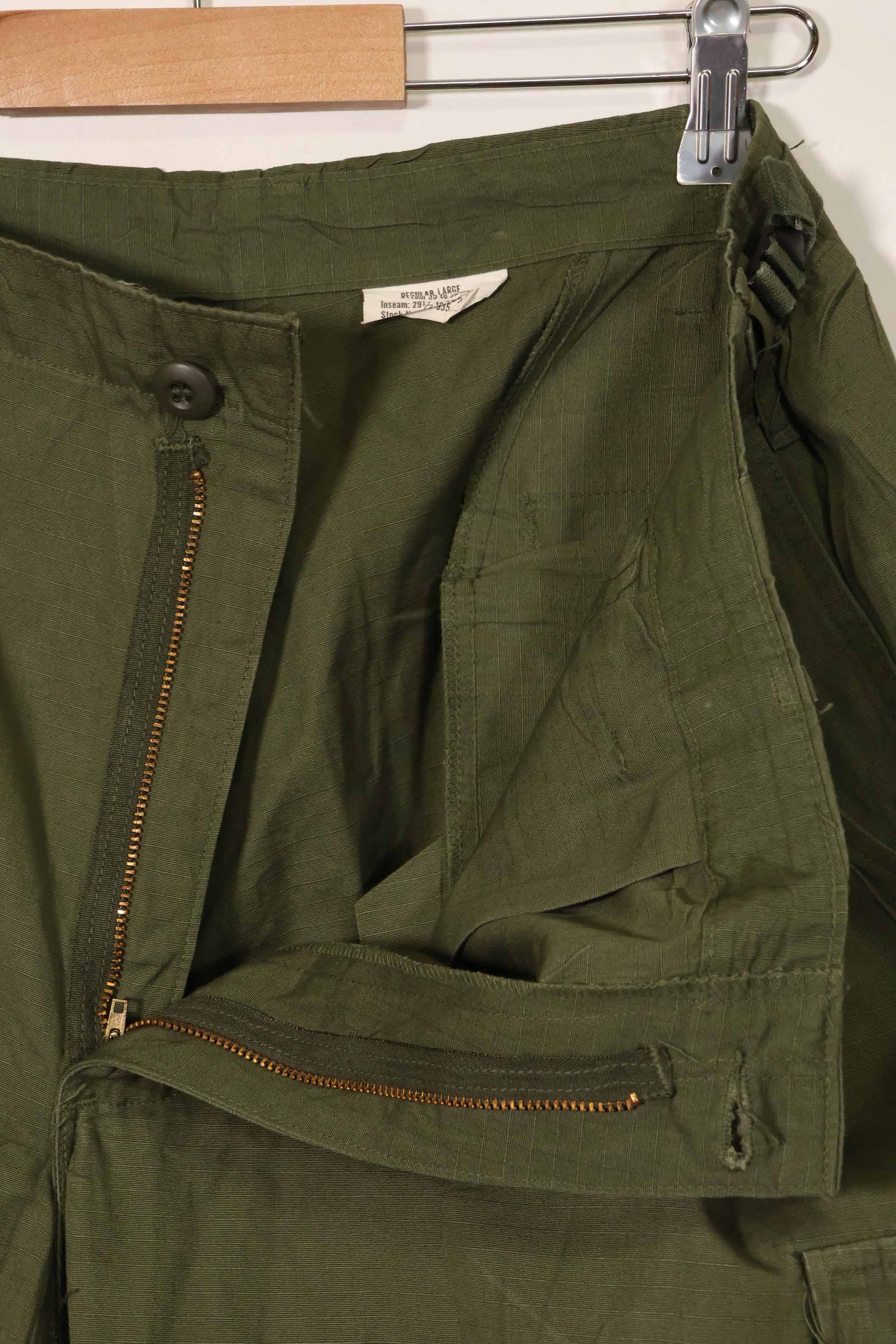 1969年契約 4th Model リップストップ ジャングルファティーグ パンツ L-R 中古品