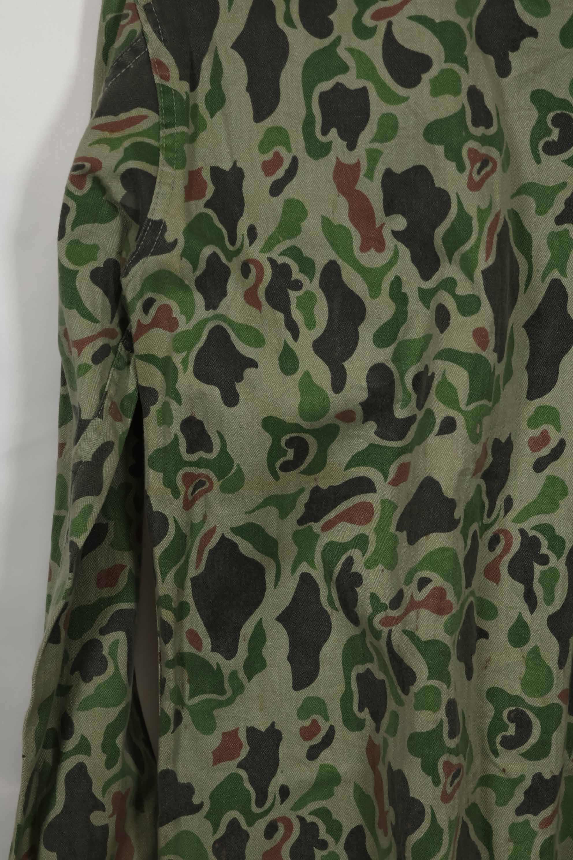 1980年代 韓国軍 フロッグスキン迷彩 HBT シャツ 中古品 C