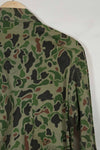 1980年代 韓国軍 フロッグスキン迷彩 HBT シャツ 中古品 C
