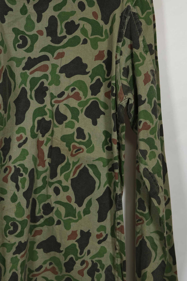 1980年代 韓国軍 フロッグスキン迷彩 HBT シャツ 中古品 C