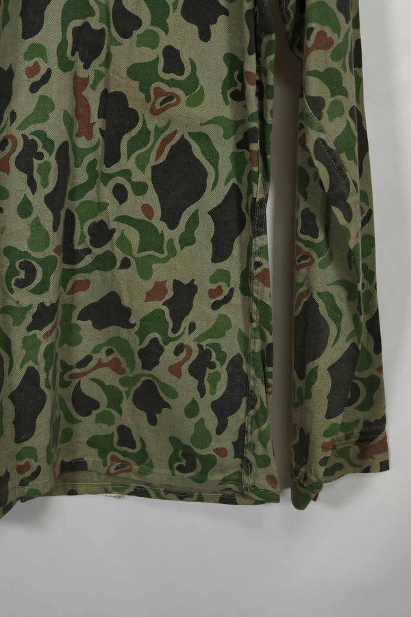 1980年代 韓国軍 フロッグスキン迷彩 HBT シャツ 中古品 C