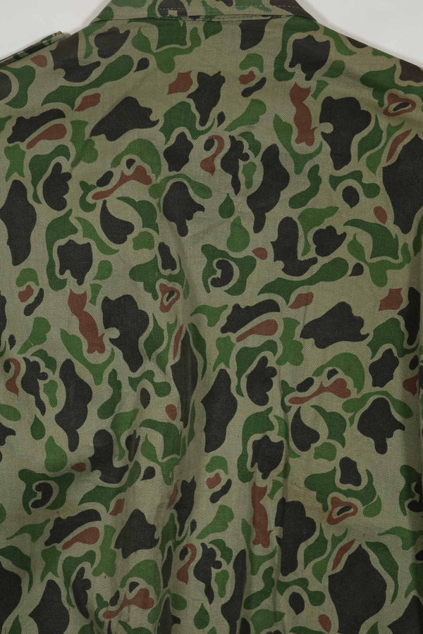 1980年代 韓国軍 フロッグスキン迷彩 HBT シャツ 中古品 C