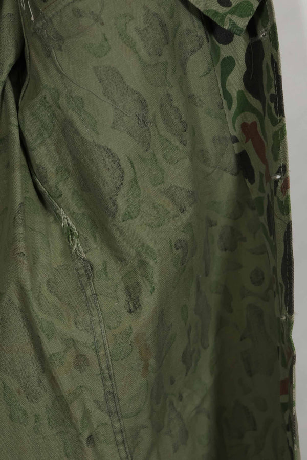 1980年代 韓国軍 フロッグスキン迷彩 HBT シャツ 中古品 C