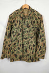 1980年代 韓国軍 フロッグスキン迷彩 HBT シャツ 中古品 D