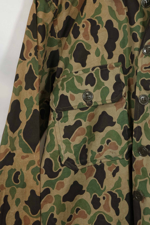 1980年代 韓国軍 フロッグスキン迷彩 HBT シャツ 中古品 D