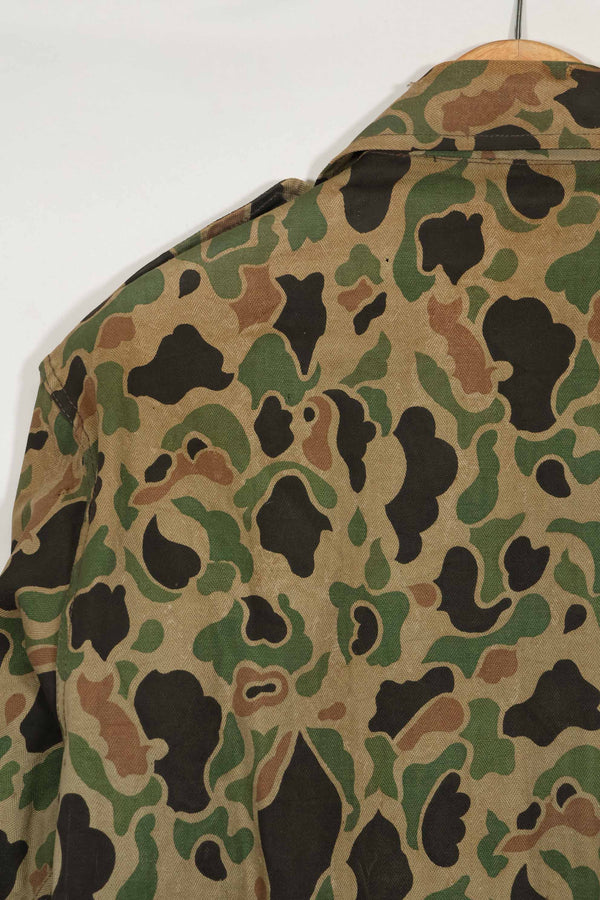 1980年代 韓国軍 フロッグスキン迷彩 HBT シャツ 中古品 D