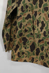 1980年代 韓国軍 フロッグスキン迷彩 HBT シャツ 中古品 D