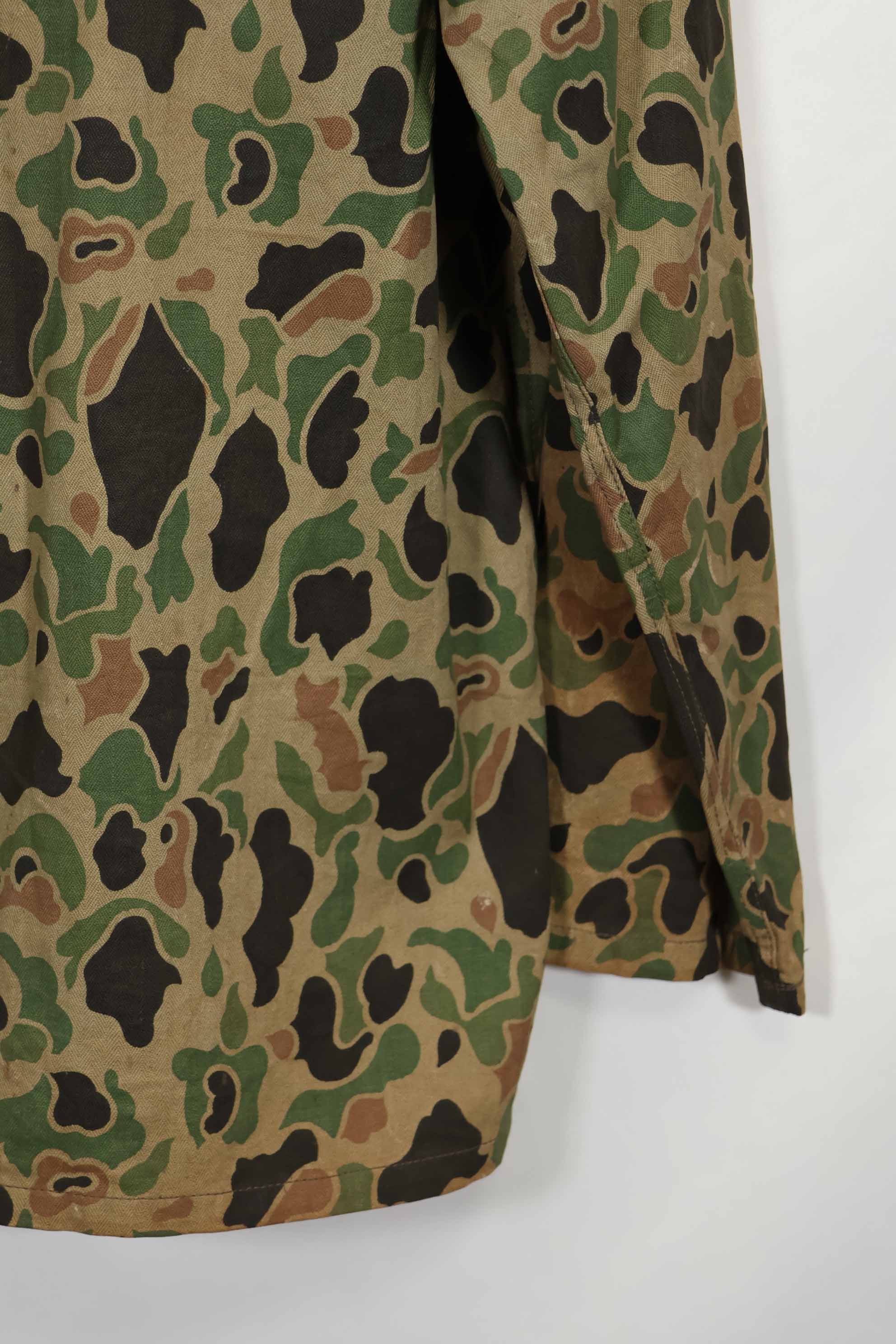 1980年代 韓国軍 フロッグスキン迷彩 HBT シャツ 中古品 D