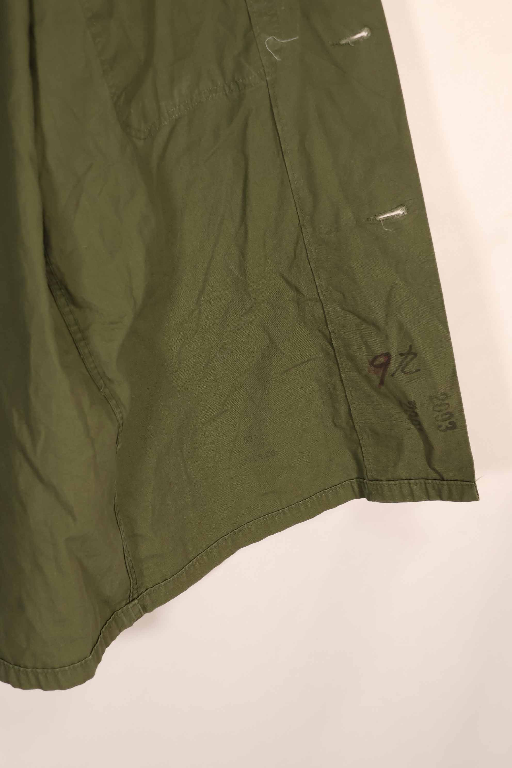 実物 1960年代 ポップリン製 OG-107 ユーティリティシャツ B