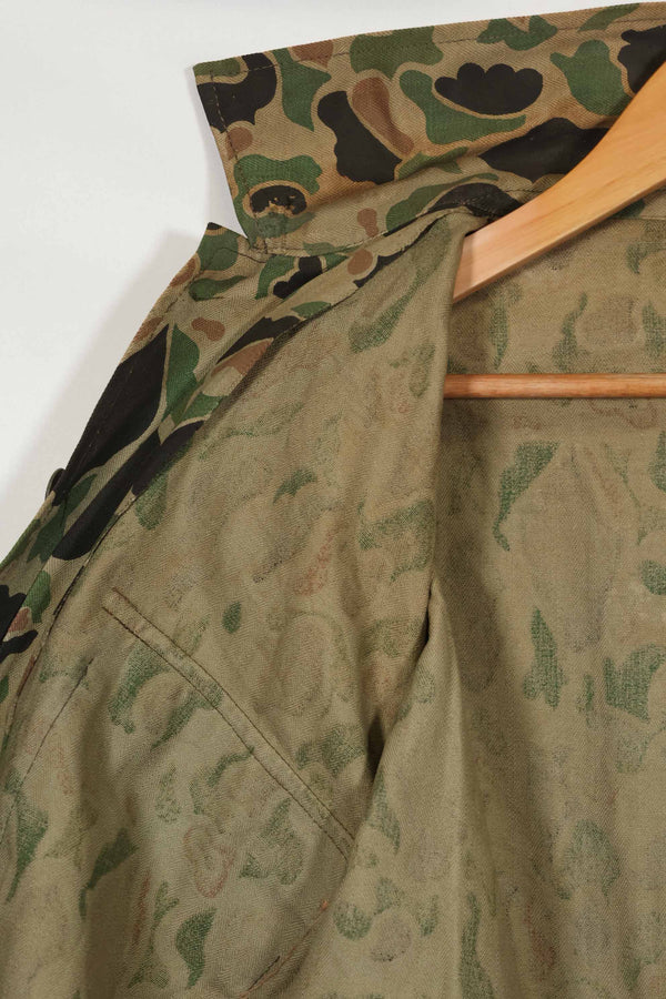 1980年代 韓国軍 フロッグスキン迷彩 HBT シャツ 中古品 D