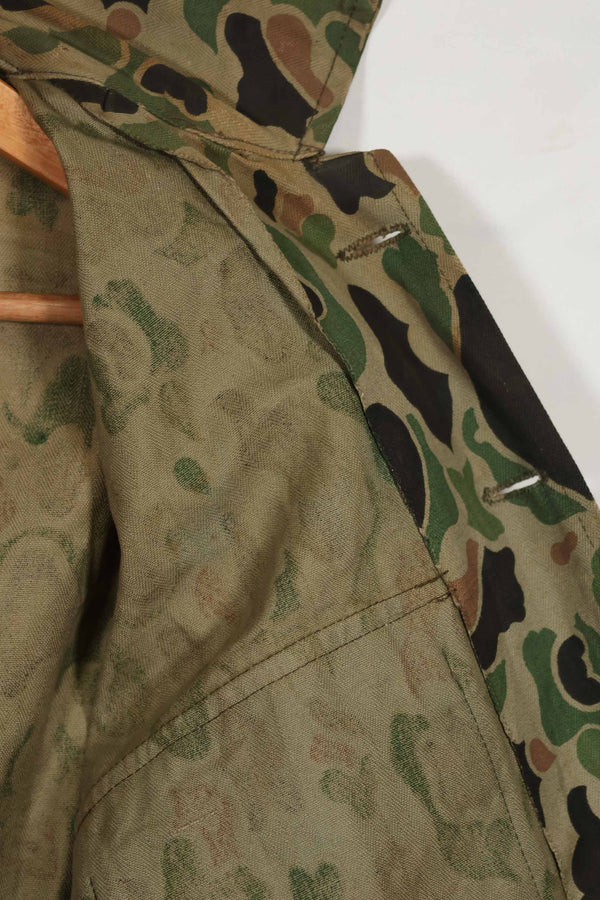 1980年代 韓国軍 フロッグスキン迷彩 HBT シャツ 中古品 D