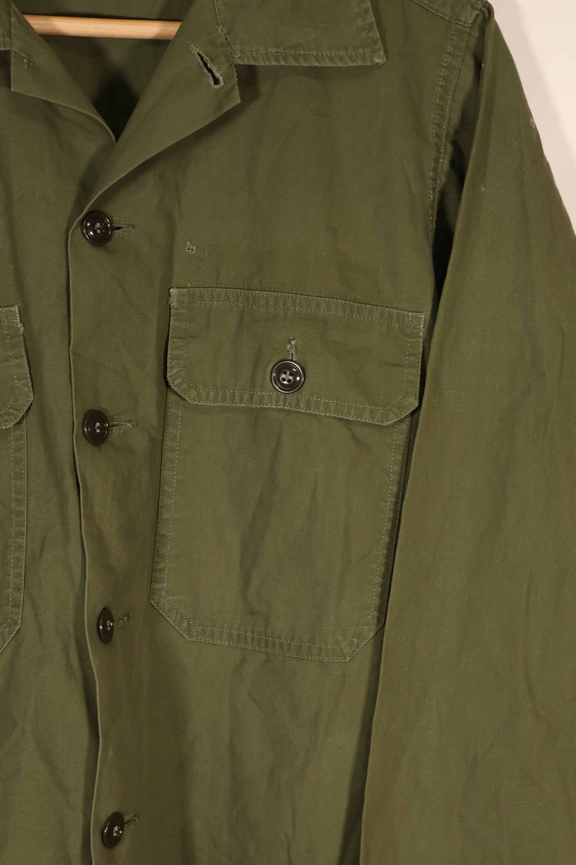 実物 1960年代 ポップリン製 OG-107 ユーティリティシャツ D