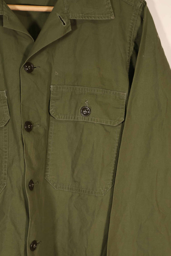 実物 1960年代 ポップリン製 OG-107 ユーティリティシャツ D