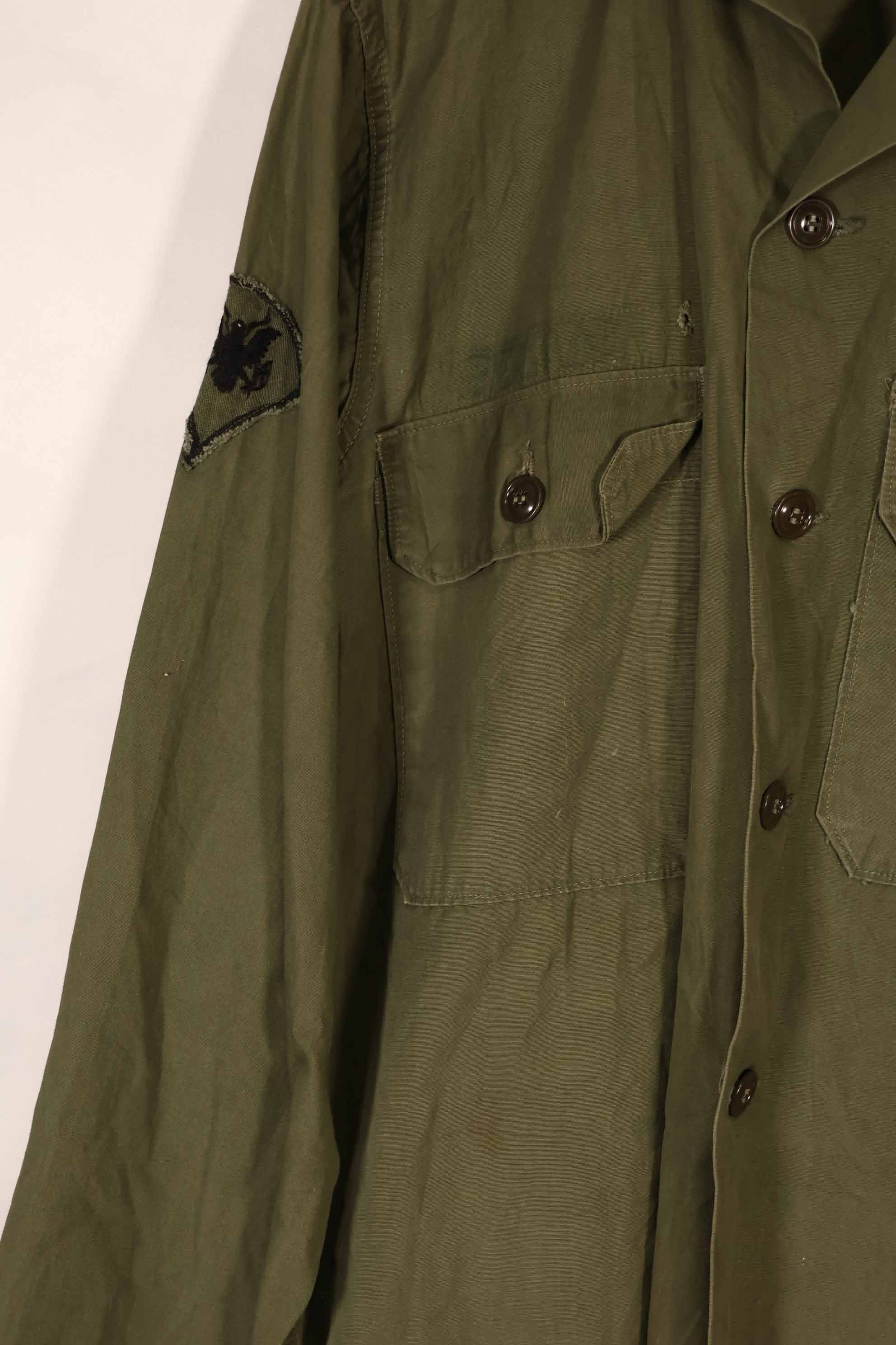 実物 1960年代 ポップリン製 OG-107 ユーティリティシャツ E