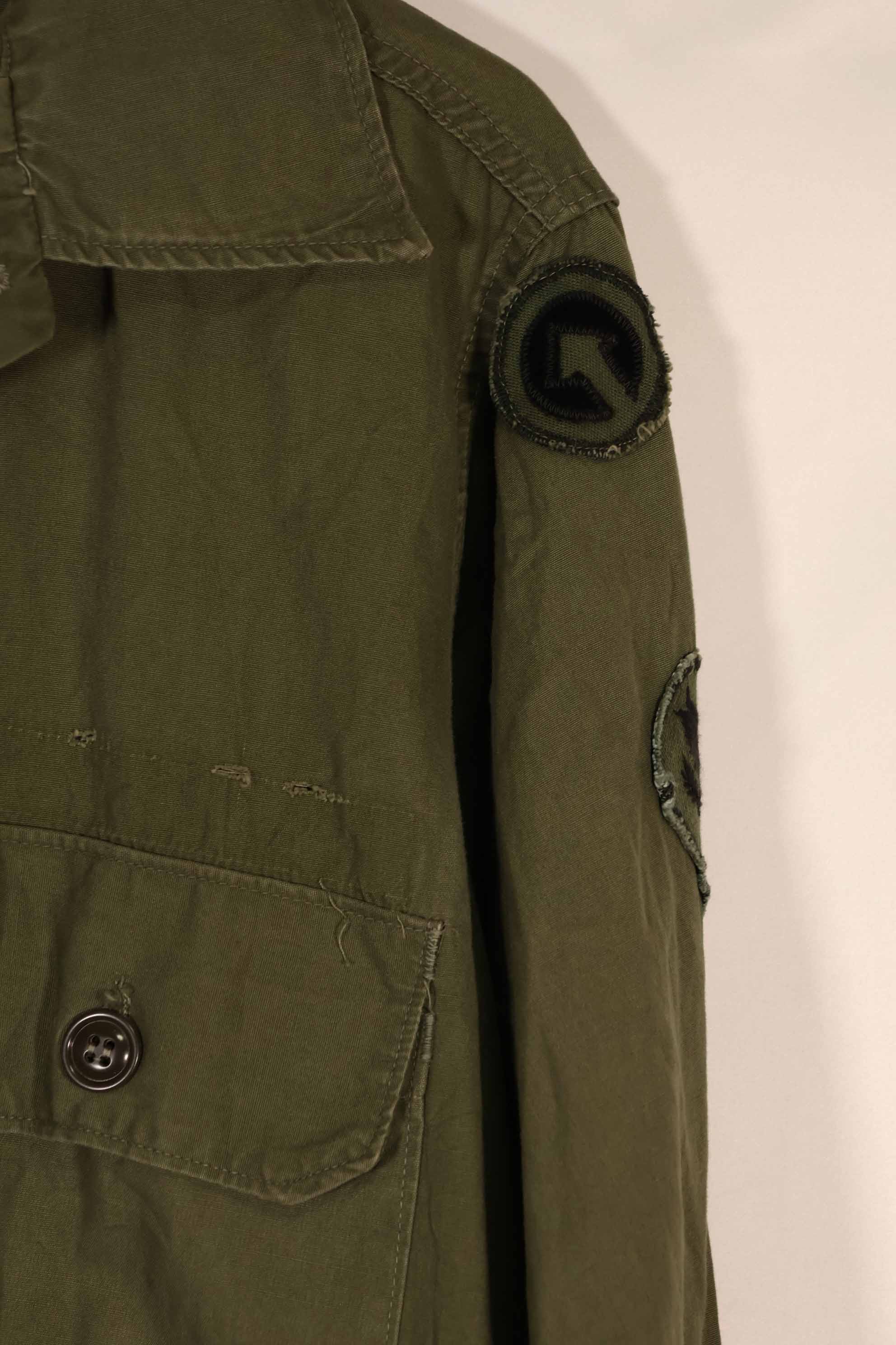 実物 1960年代 ポップリン製 OG-107 ユーティリティシャツ E