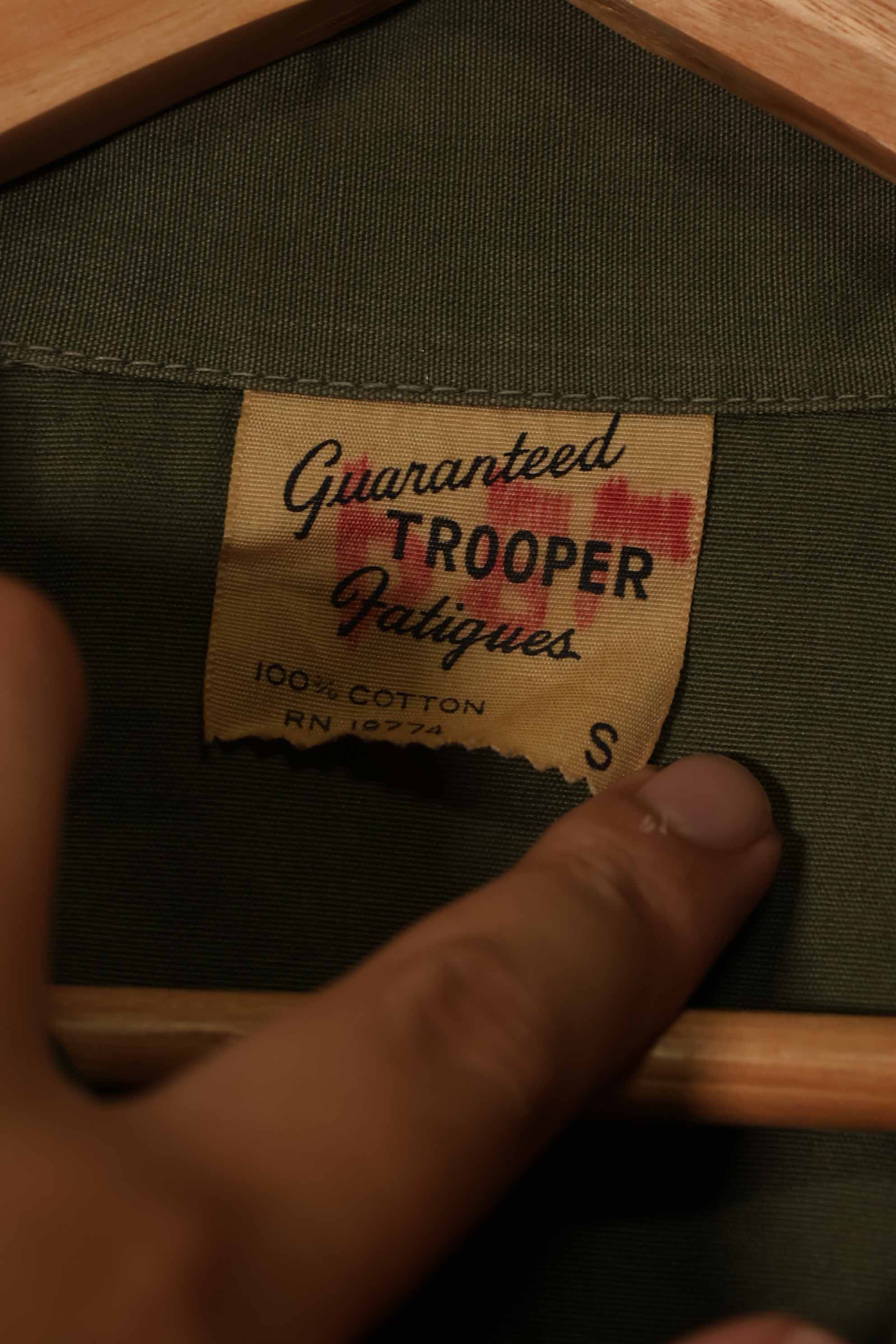 実物 1960年代 ポップリン製 OG-107 ユーティリティシャツ E