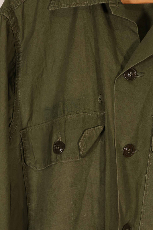 実物 1960年代 ポップリン製 OG-107 ユーティリティシャツ E