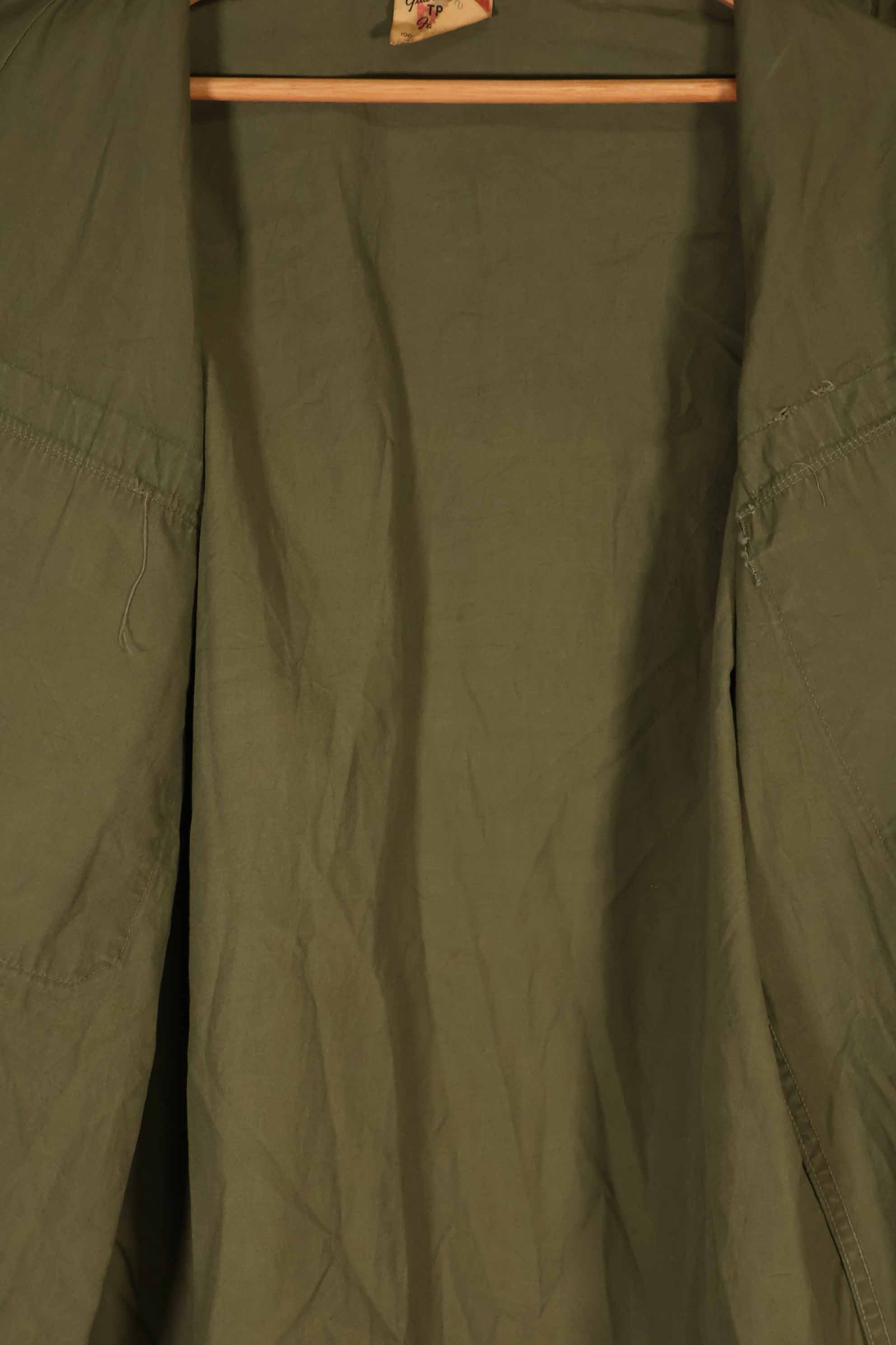 実物 1960年代 ポップリン製 OG-107 ユーティリティシャツ E