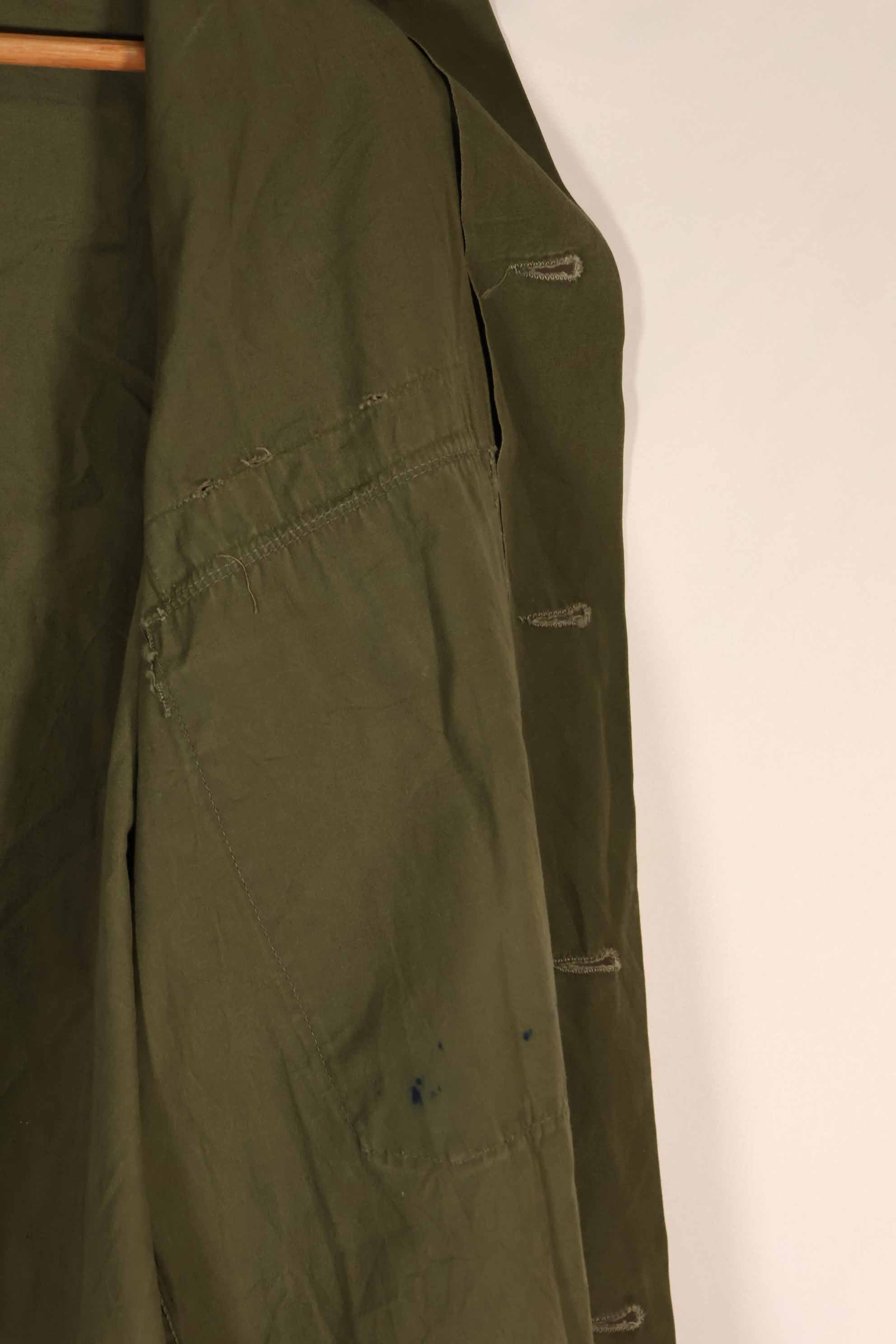 実物 1960年代 ポップリン製 OG-107 ユーティリティシャツ E
