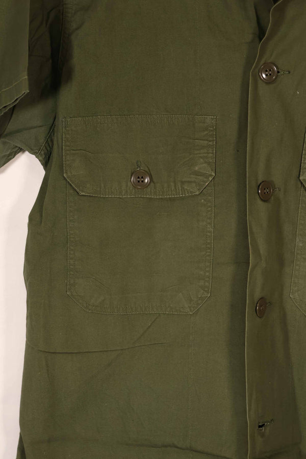 実物 1960年代 ポップリン製 OG-107 ユーティリティシャツ 半袖カスタム F