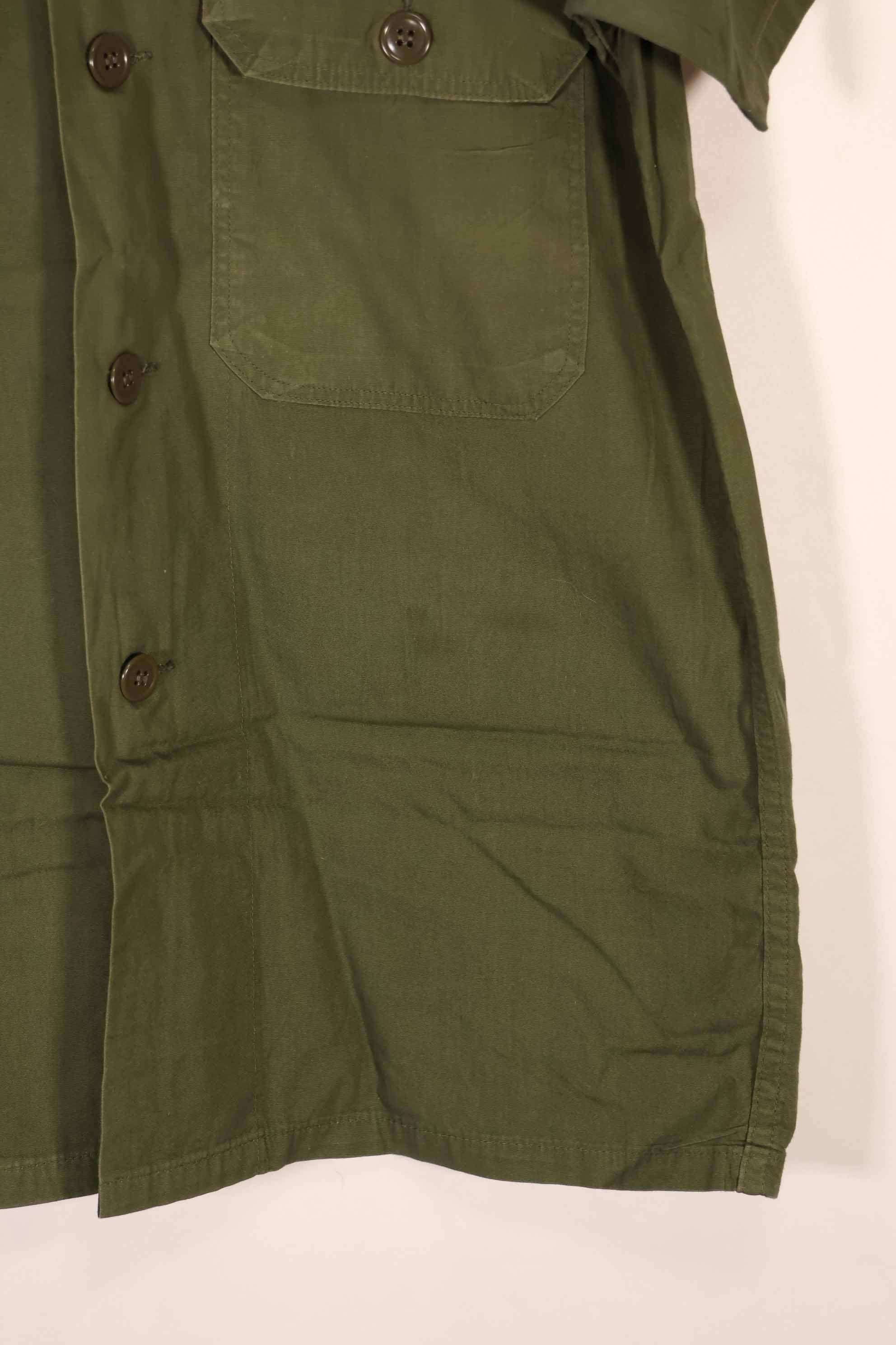 実物 1960年代 ポップリン製 OG-107 ユーティリティシャツ 半袖カスタム F