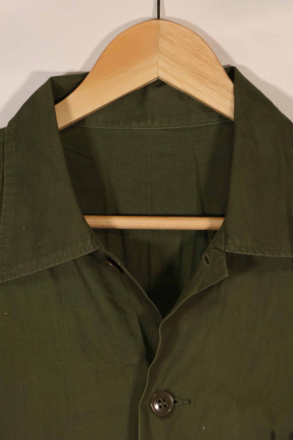実物 1960年代 ポップリン製 OG-107 ユーティリティシャツ 半袖カスタム F