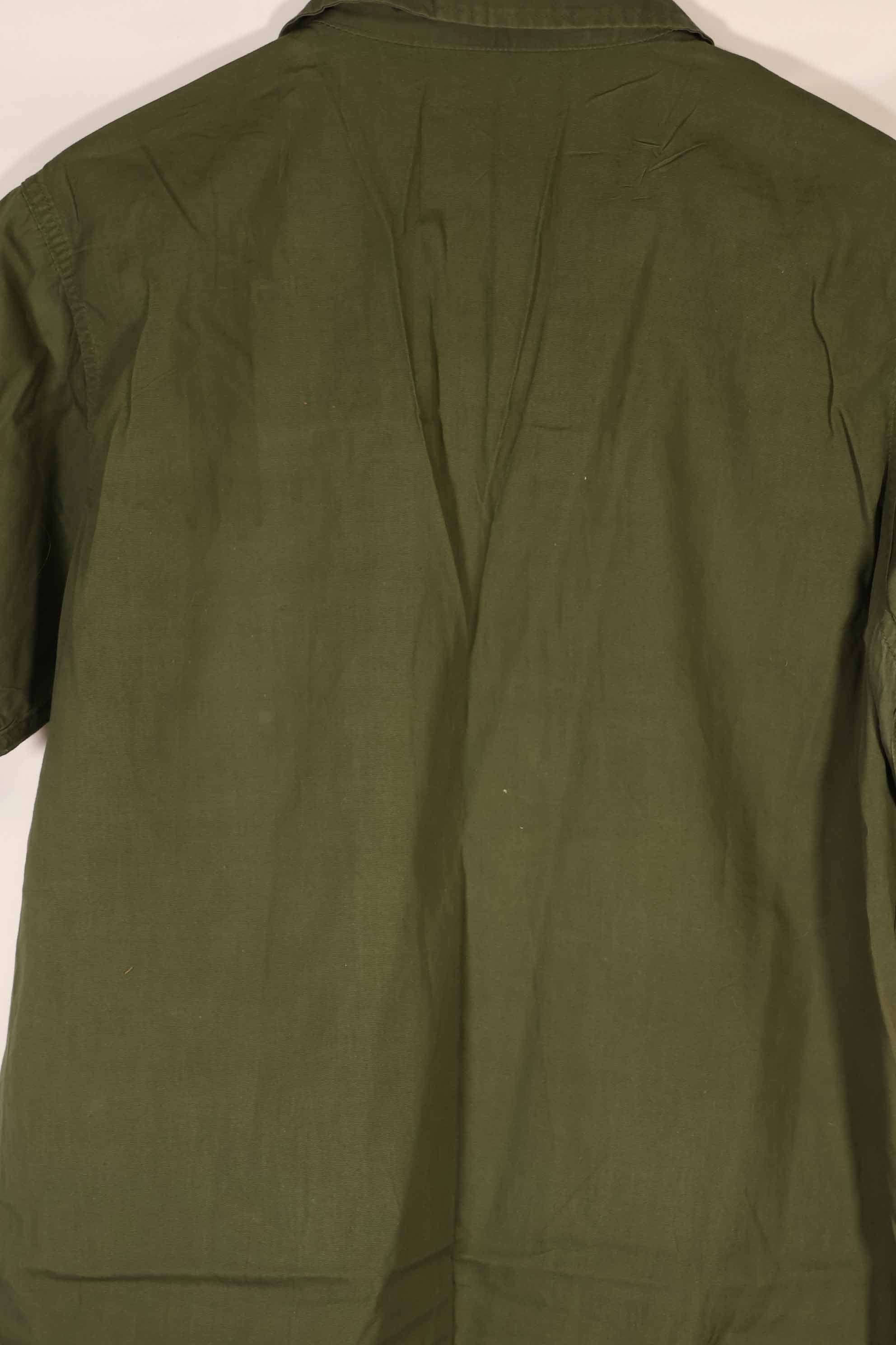 実物 1960年代 ポップリン製 OG-107 ユーティリティシャツ 半袖カスタム F