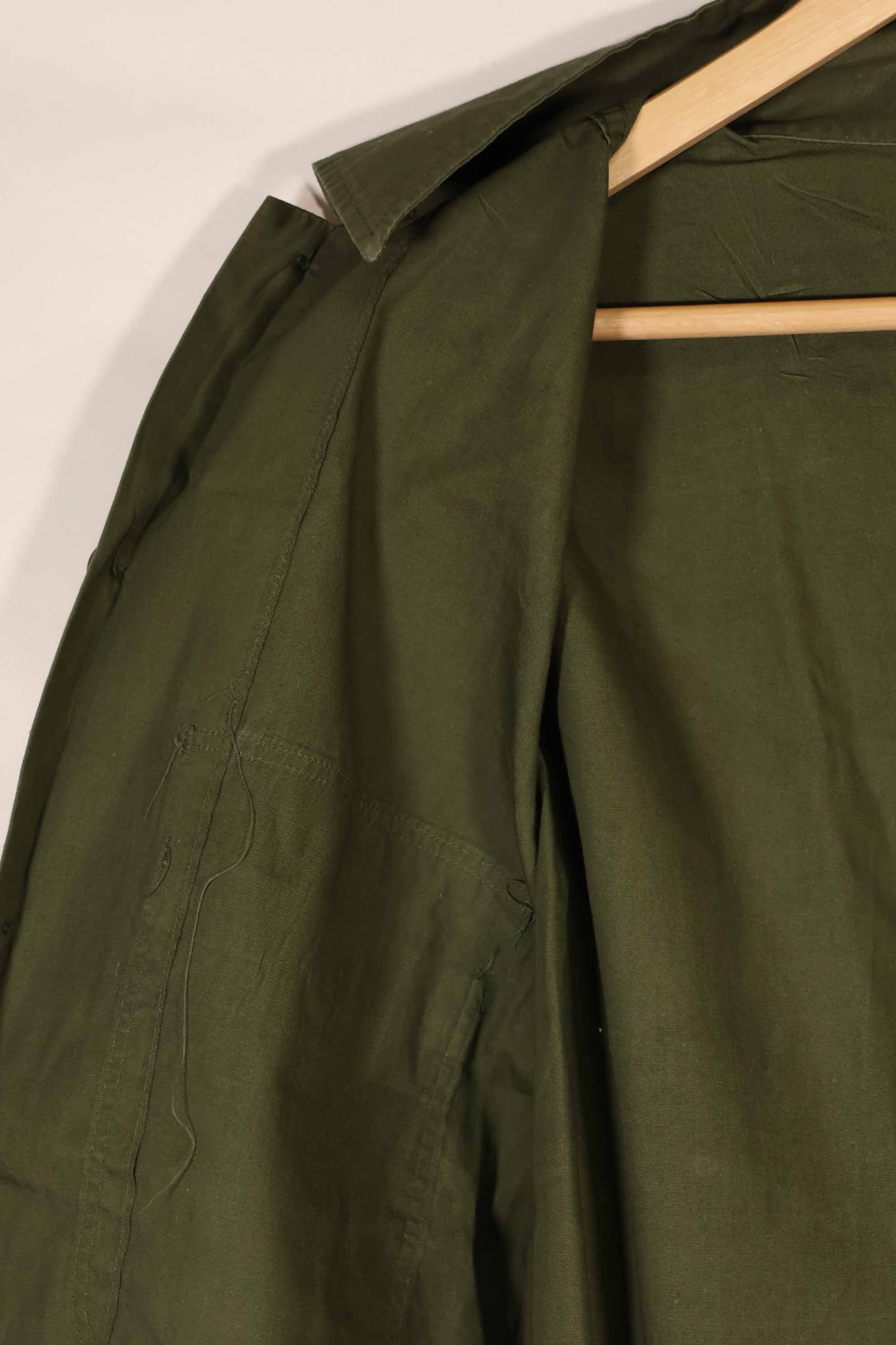 実物 1960年代 ポップリン製 OG-107 ユーティリティシャツ 半袖カスタム F