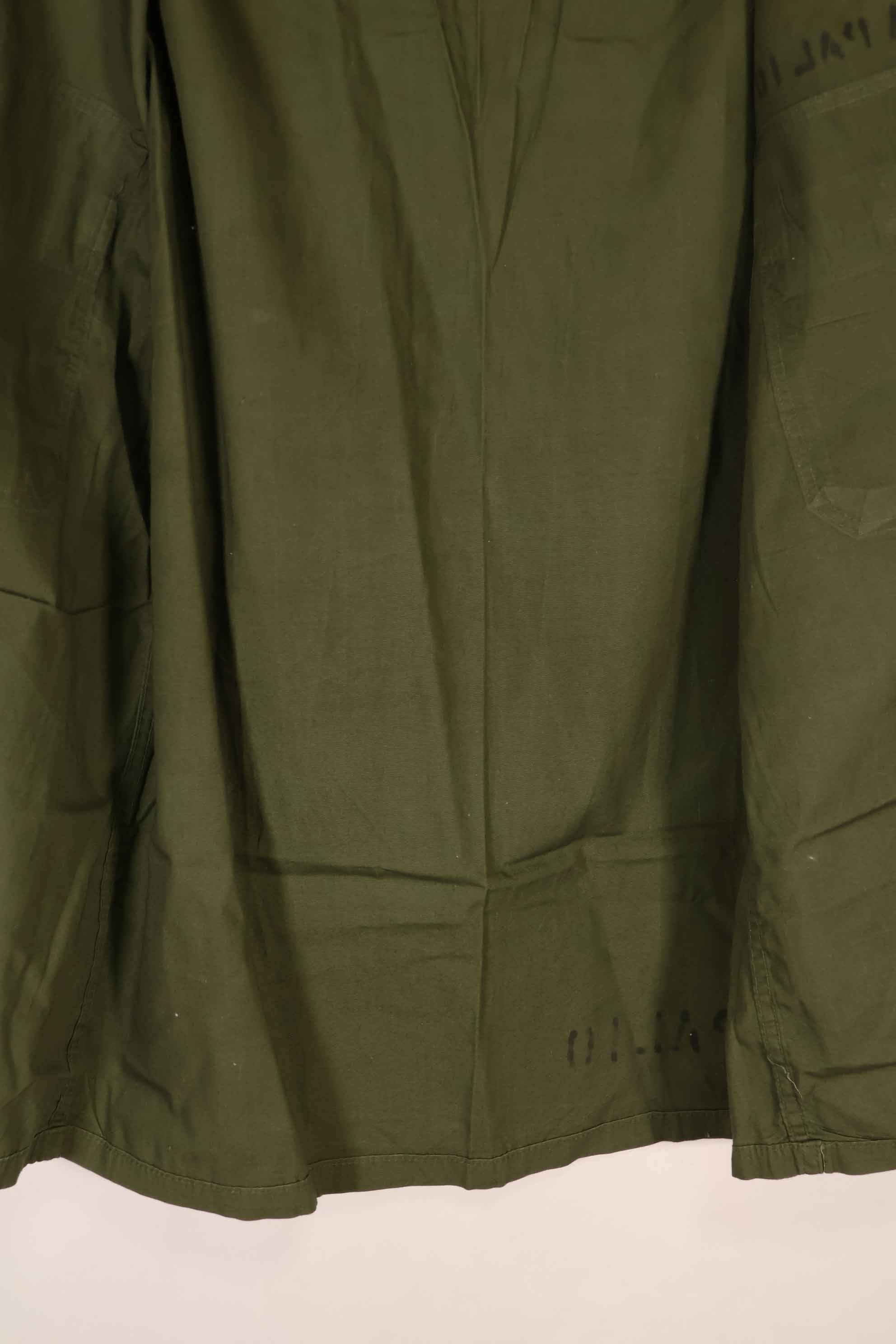 実物 1960年代 ポップリン製 OG-107 ユーティリティシャツ 半袖カスタム F