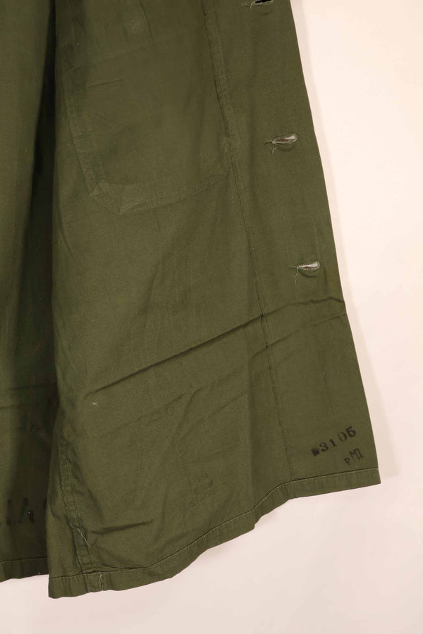 実物 1960年代 ポップリン製 OG-107 ユーティリティシャツ 半袖カスタム F