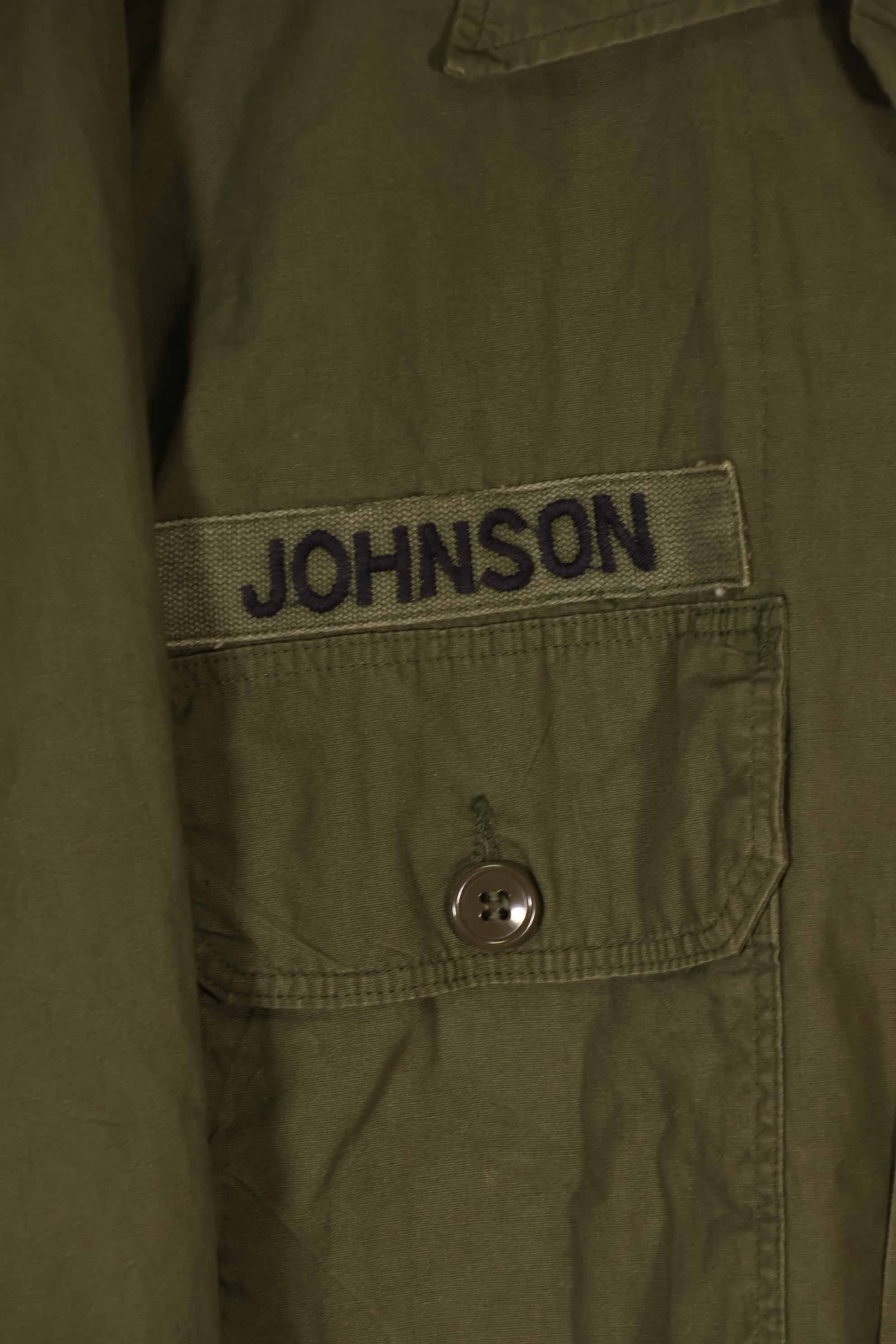 実物 1960年代 ポップリン製 OG-107 ユーティリティシャツ G