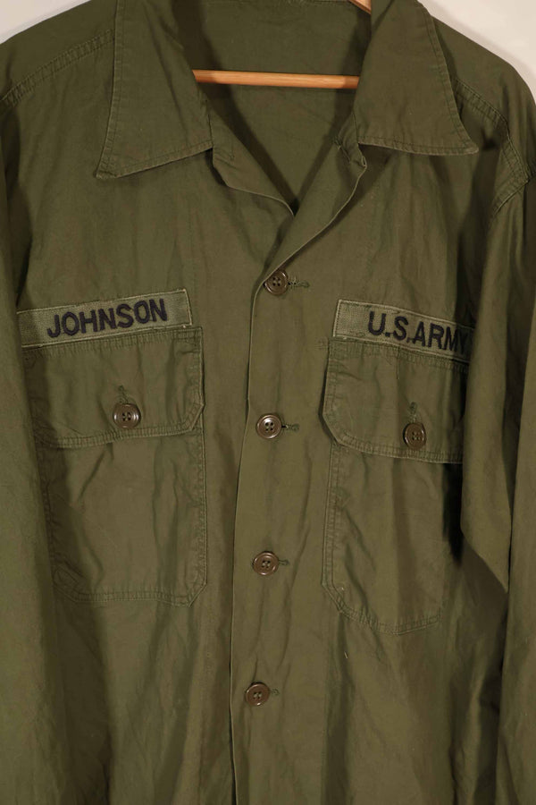 実物 1960年代 ポップリン製 OG-107 ユーティリティシャツ G