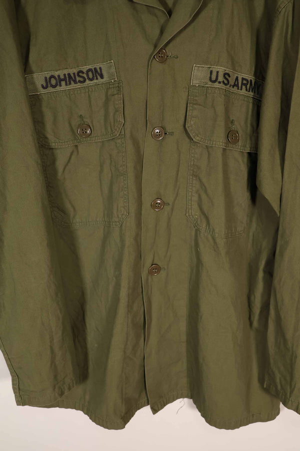 実物 1960年代 ポップリン製 OG-107 ユーティリティシャツ G