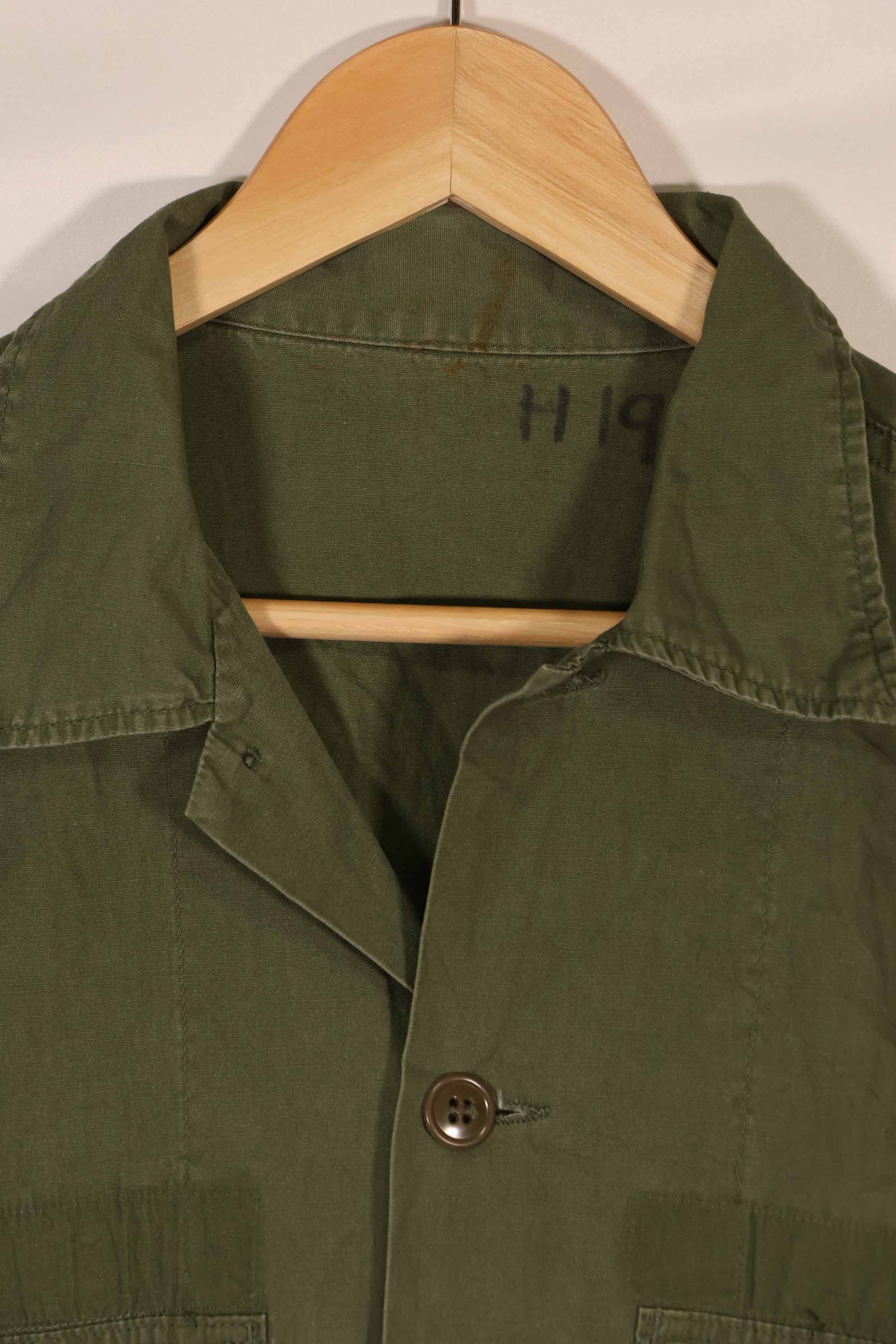 実物 1960年代 ポップリン製 OG-107 ユーティリティシャツ H