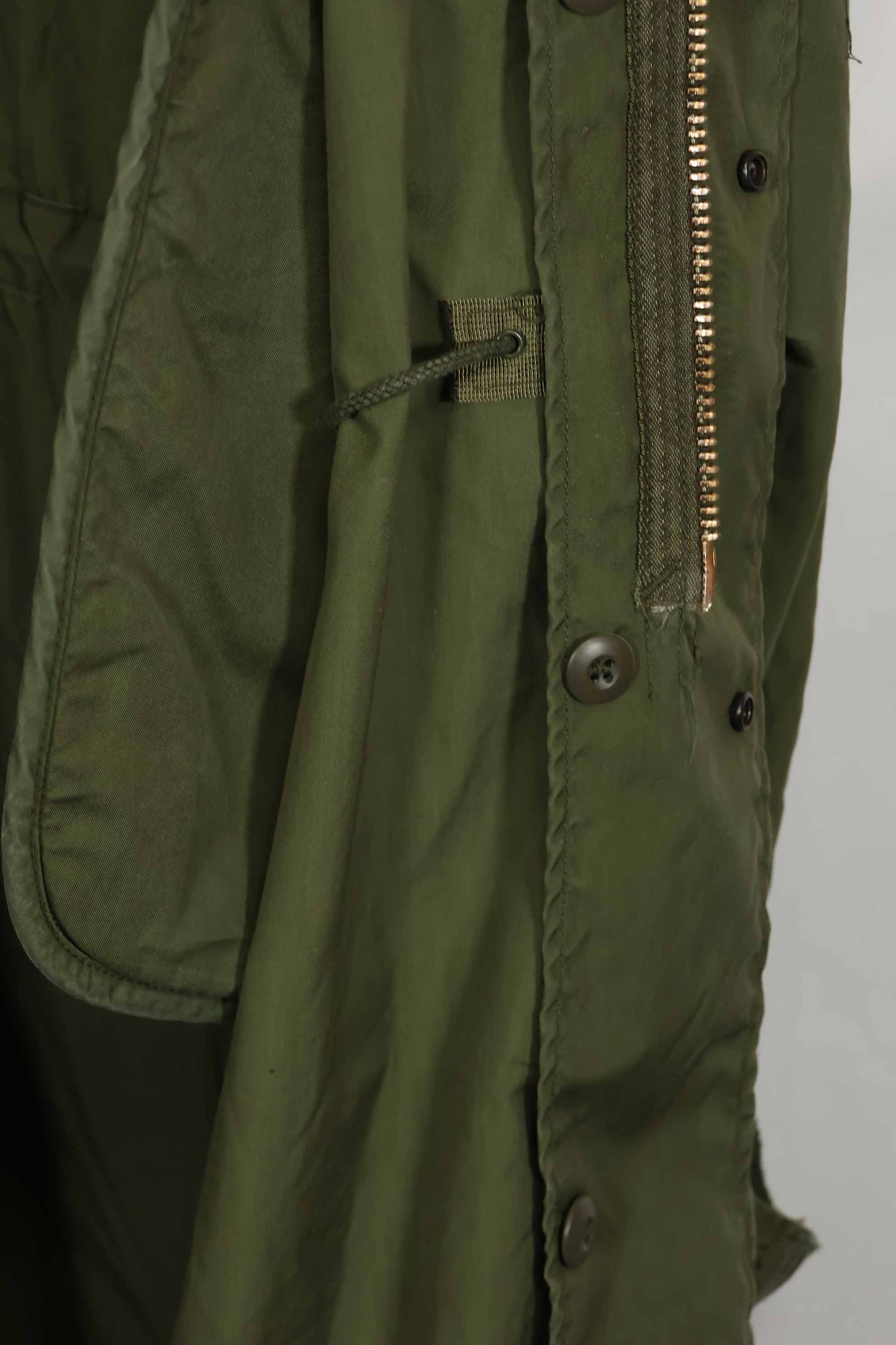 1972年製 アメリカ軍 M65 フィールドパーカー エクストリームコールドウェザー L-R 中古品