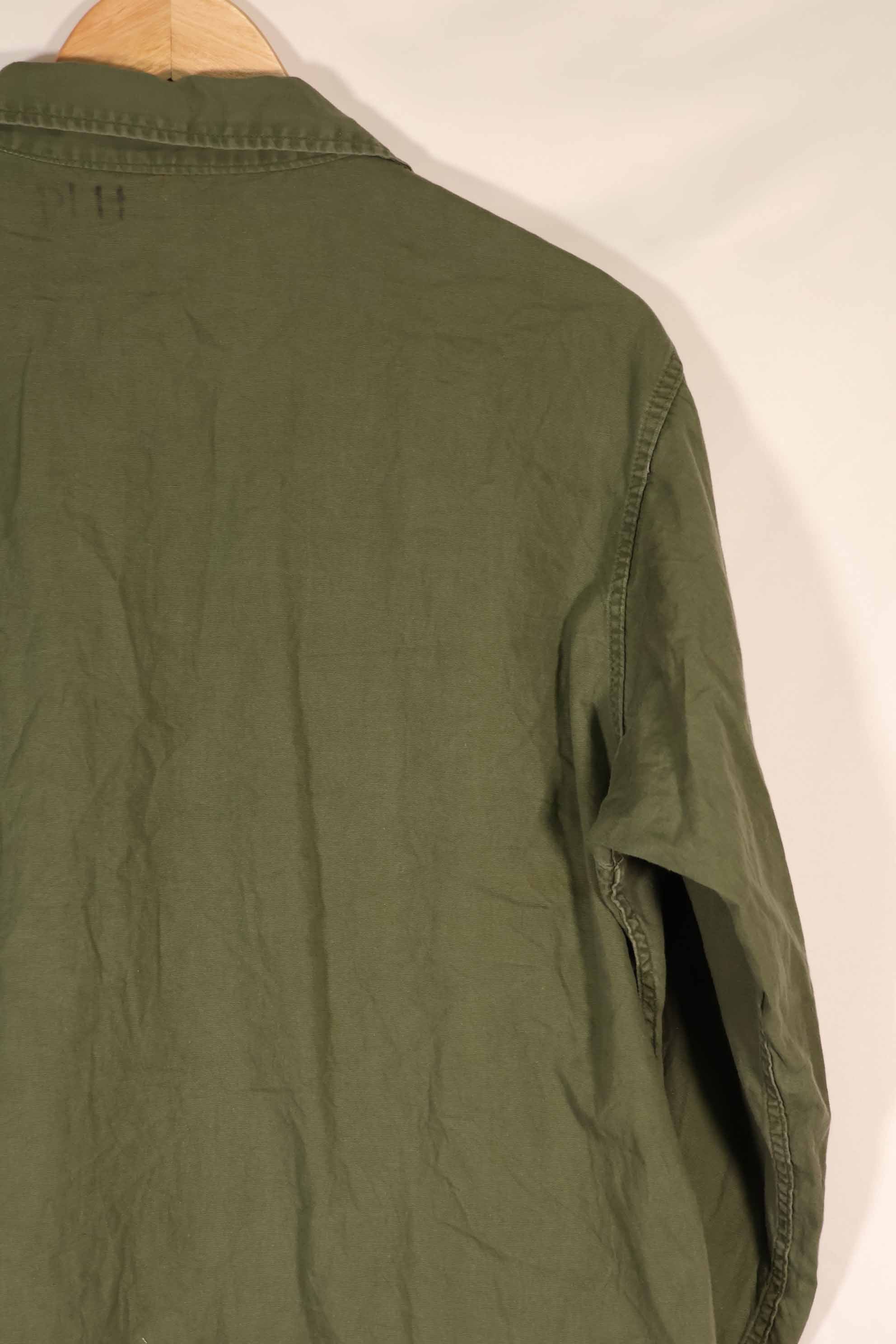 実物 1960年代 ポップリン製 OG-107 ユーティリティシャツ H